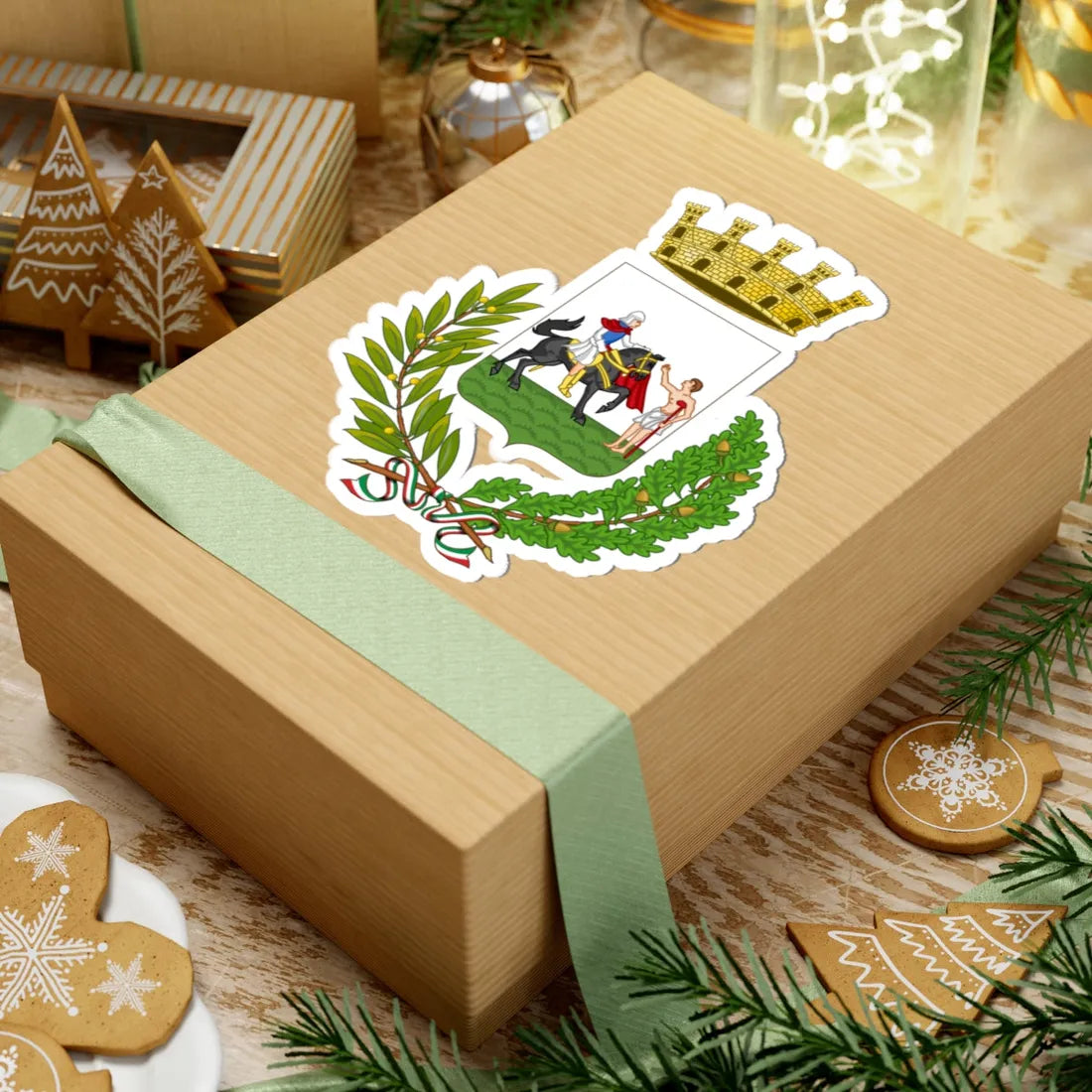 Piove di Sacco-Stemma (Italy) (Coat of Arms) STICKER Vinyl Kiss-Cut Decal - The Sticker Space