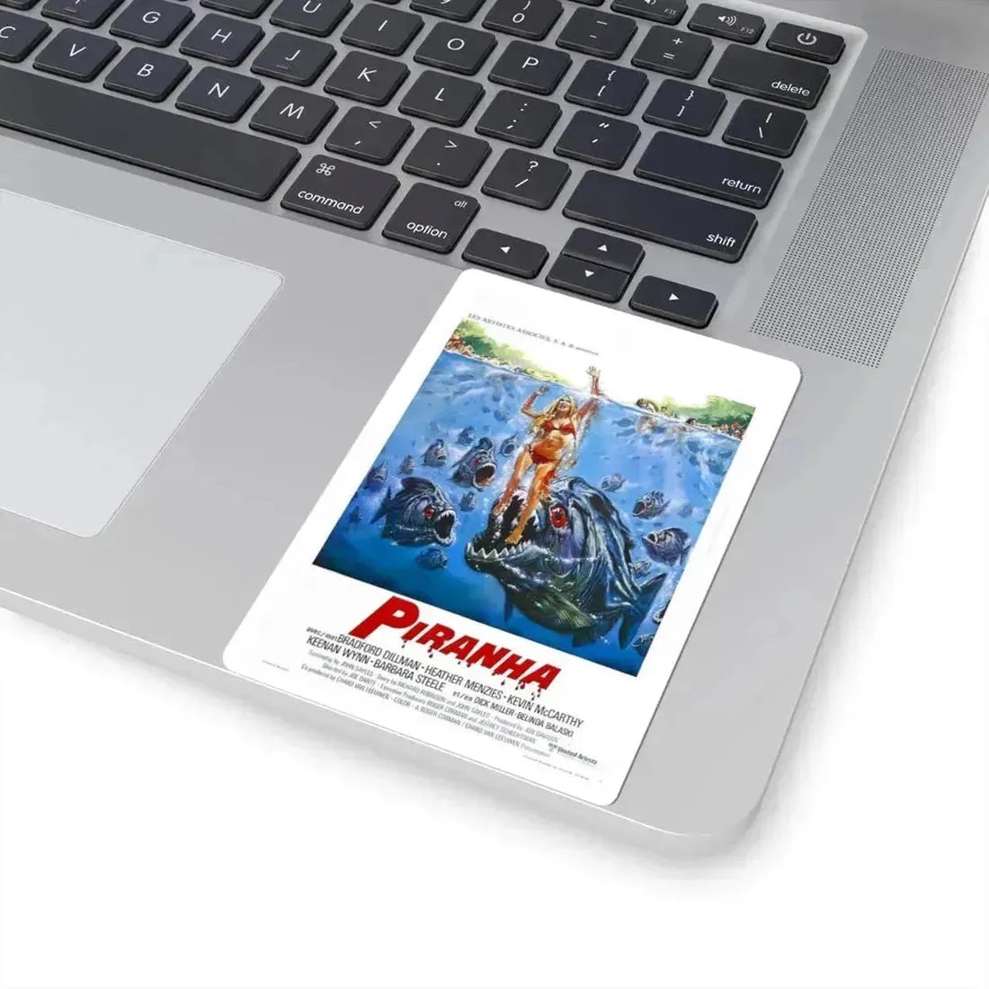 PIRANHA 1978 Movie Poster - STICKER Vinyl Kiss-Cut Decal - The Sticker Space