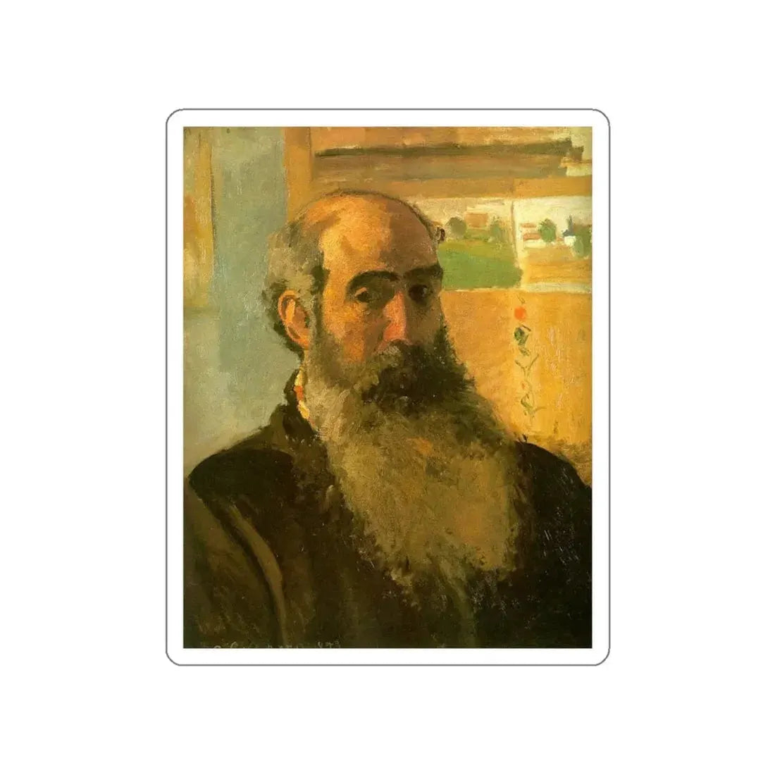 PISARRO Camille - Self-Portrait (Artwork) STICKER Vinyl Die-Cut Decal - The Sticker Space