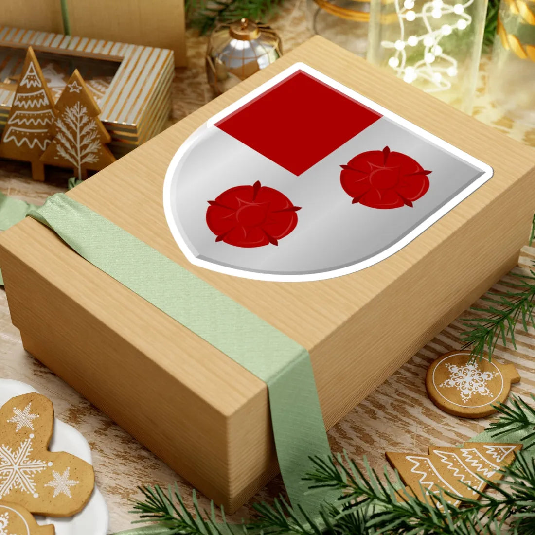 Pittem wapen (Belgium) (Coat of Arms) STICKER Vinyl Kiss-Cut Decal - The Sticker Space