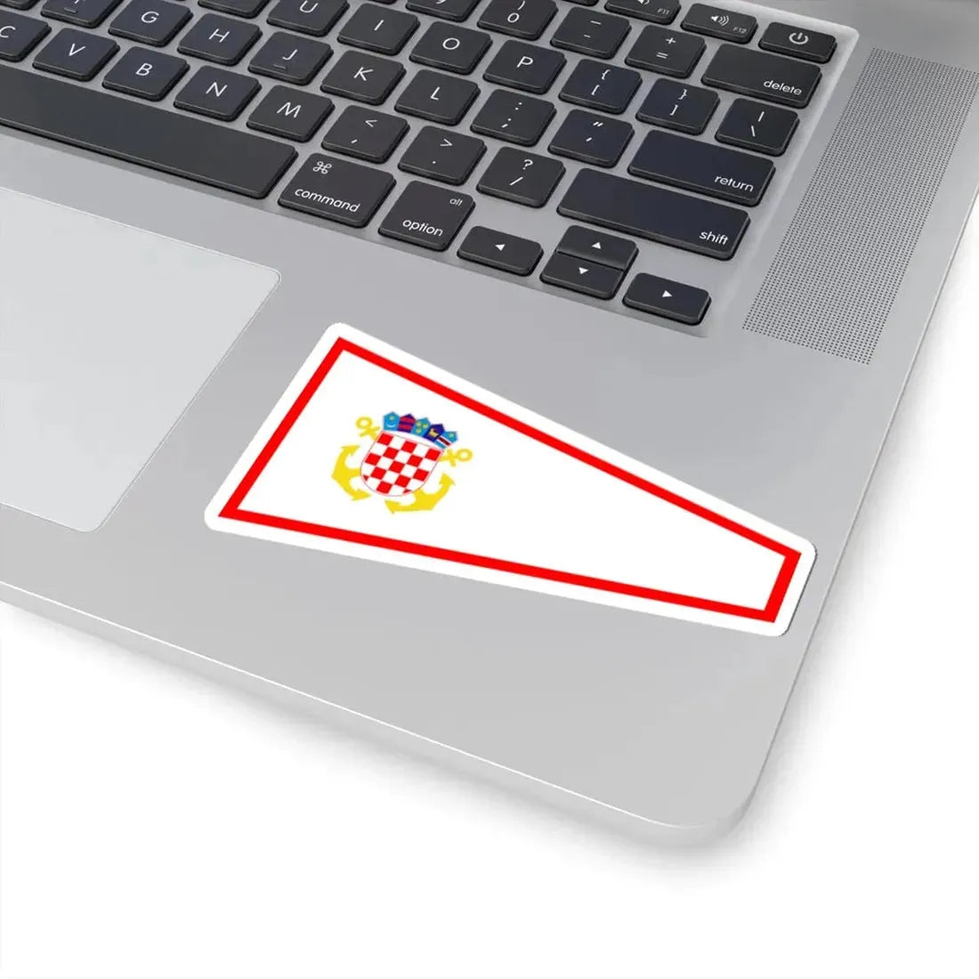 Plamenac najstarijeg zapovjednika ratnog broda (Croatia) STICKER Vinyl Kiss-Cut Decal - The Sticker Space