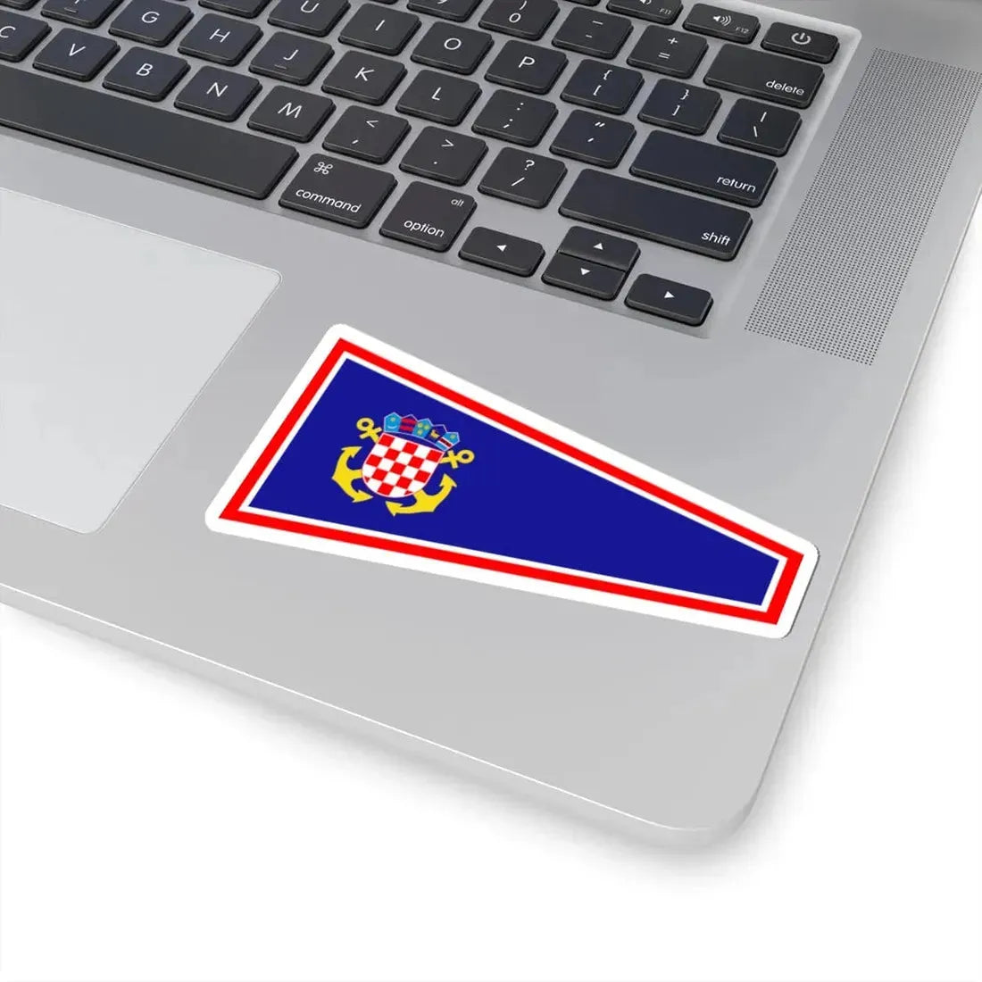 Plamenac zapovjednika flote ratnih brodova (Croatia) STICKER Vinyl Kiss-Cut Decal - The Sticker Space