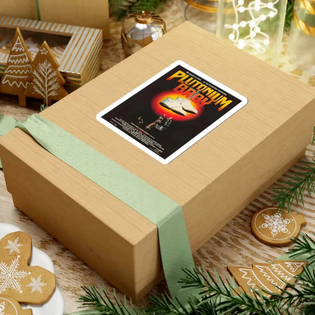 PLUTONIUM BABY 1987 Movie Poster - STICKER Vinyl Kiss-Cut Decal - The Sticker Space