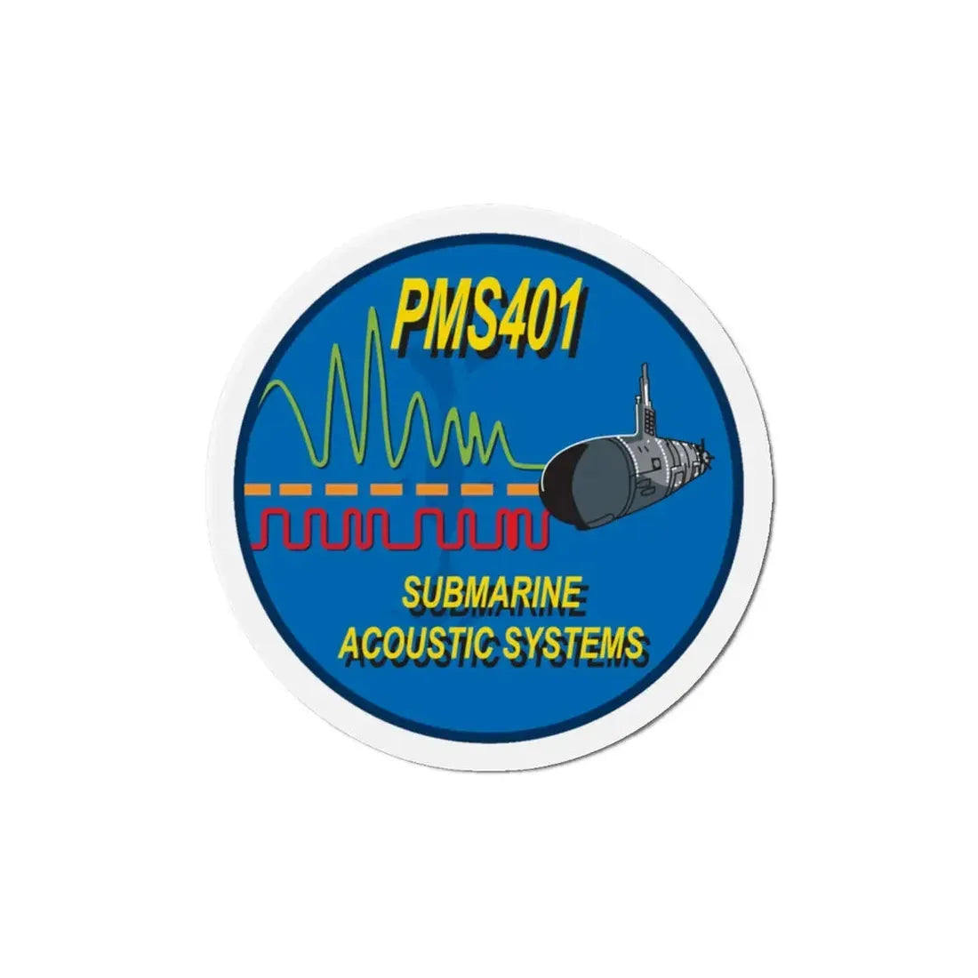 PMS401 Submarine Acoustic Systems (U.S. Navy) Refrigerator Magnet - The Sticker Space