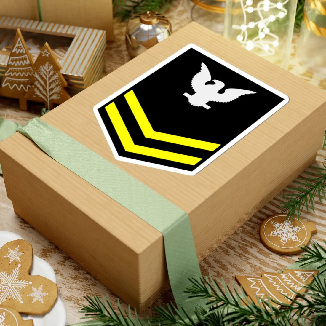 PO2 GC winter (United States) (Military Rank) STICKER Vinyl Kiss-Cut Decal - The Sticker Space