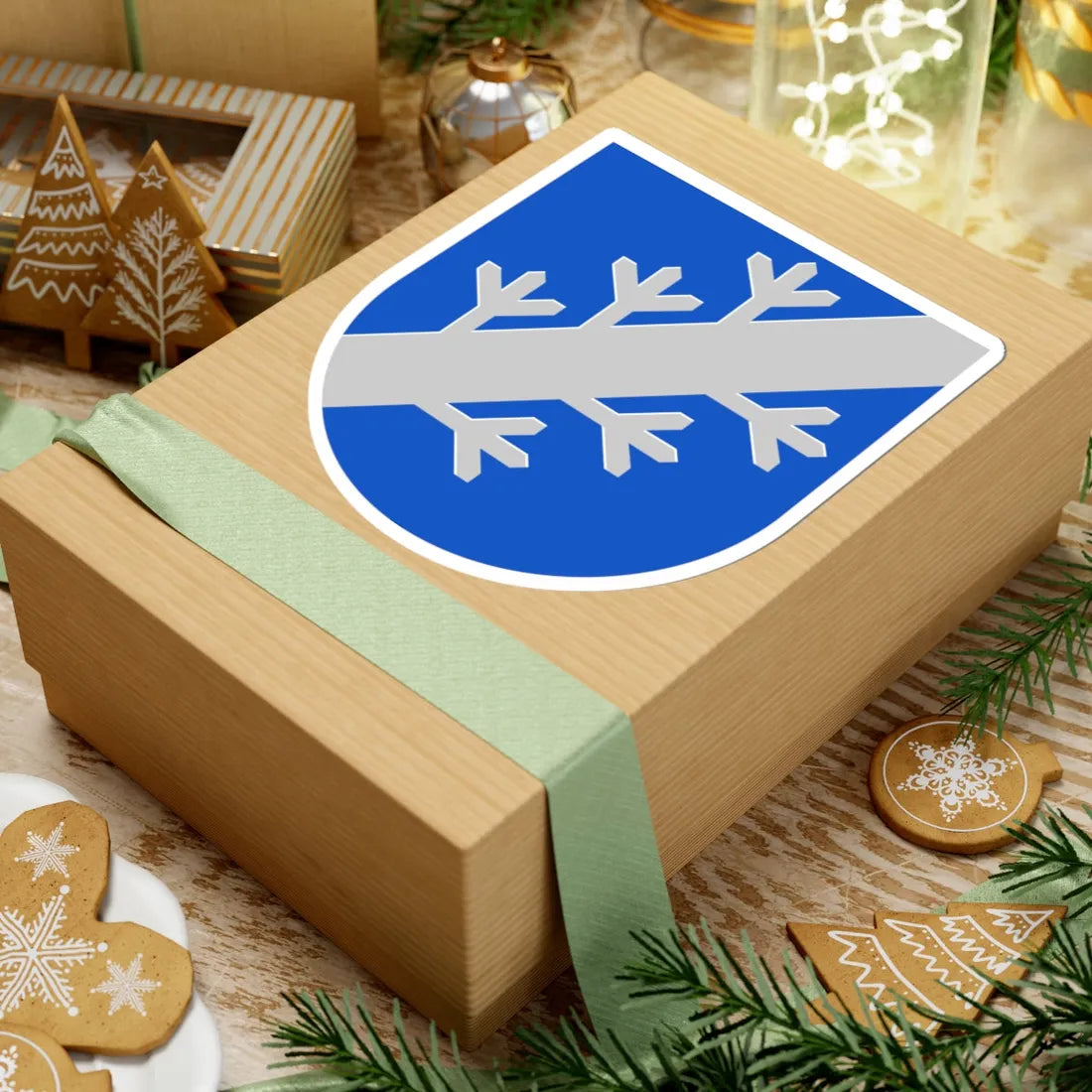 Pohjaslahti.vaakuna (Finland) (Coat of Arms) STICKER Vinyl Kiss-Cut Decal - The Sticker Space