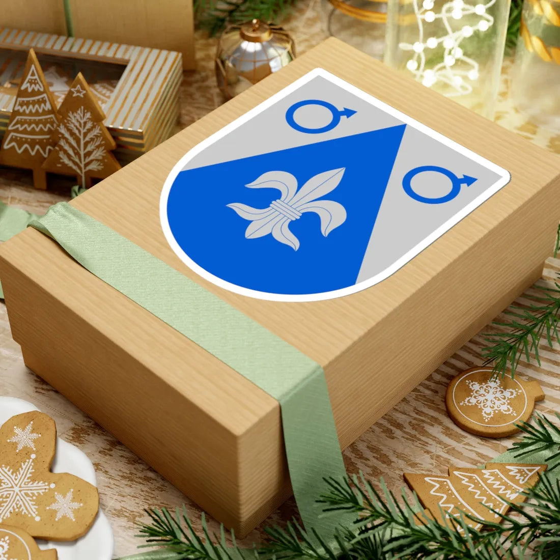 Pohja.vaakuna (Finland) (Coat of Arms) STICKER Vinyl Kiss-Cut Decal - The Sticker Space