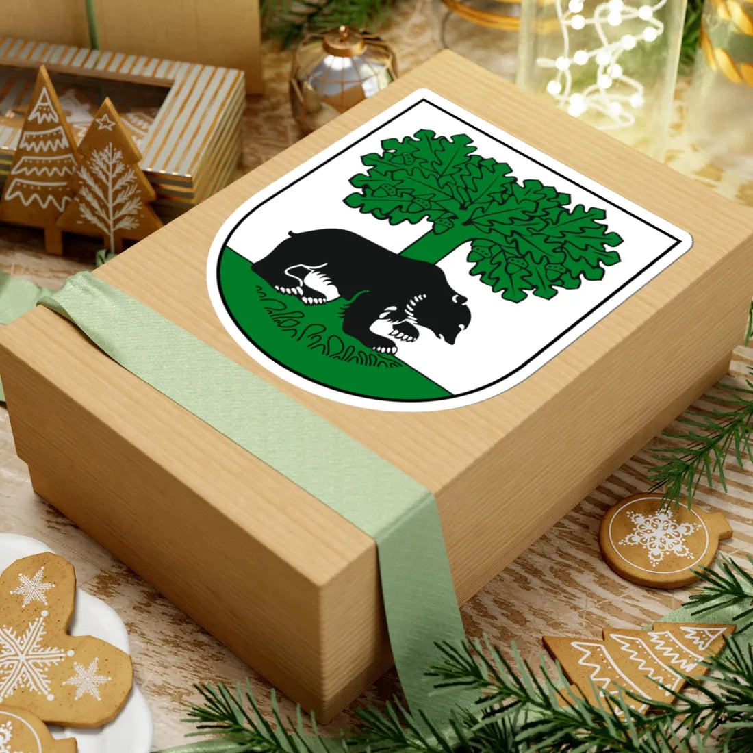 POL Barwice COA (Poland) (Coat of Arms) STICKER Vinyl Kiss-Cut Decal - The Sticker Space