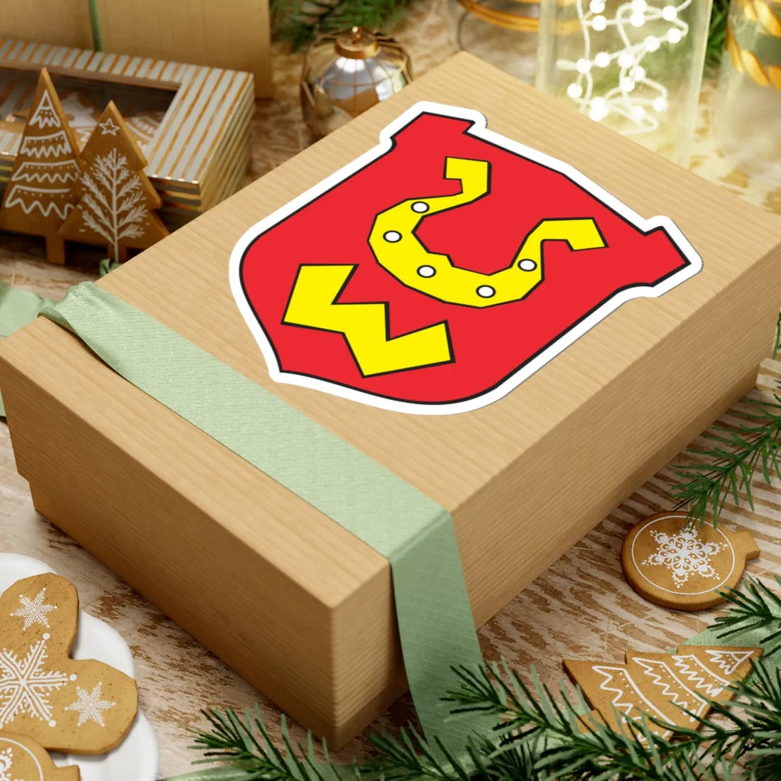 POL Biała Rawska COA (Poland) (Coat of Arms) STICKER Vinyl Kiss-Cut Decal - The Sticker Space