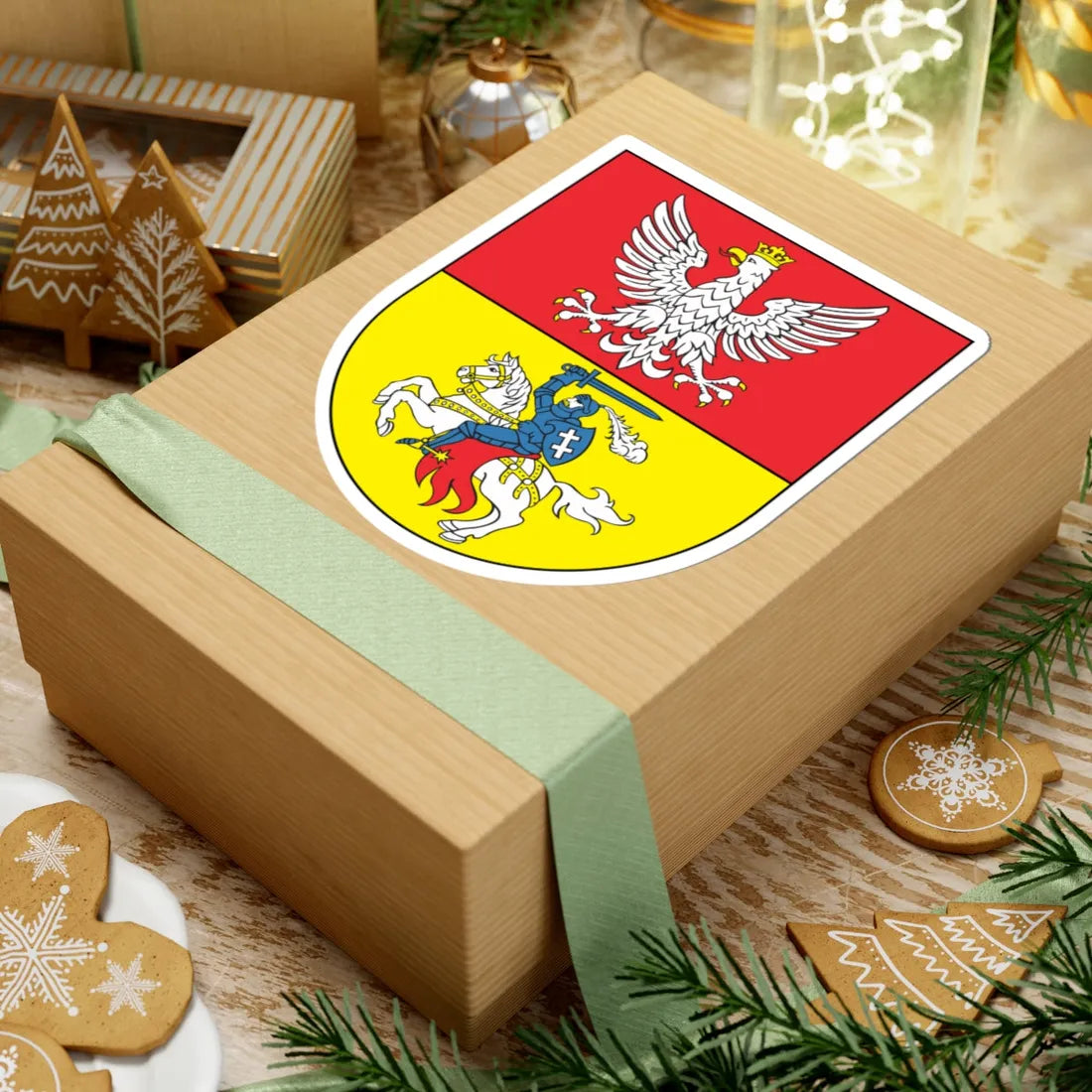 POL Białystok COA (Poland) (Coat of Arms) STICKER Vinyl Kiss-Cut Decal - The Sticker Space