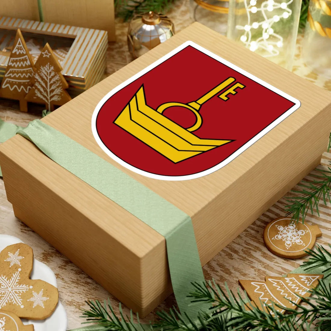 POL Bnin COA (Poland) (Coat of Arms) STICKER Vinyl Kiss-Cut Decal - The Sticker Space