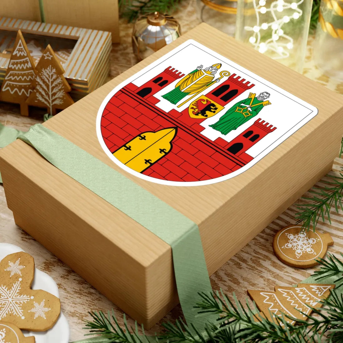 POL Brześć Kujawski COA (Poland) (Coat of Arms) STICKER Vinyl Kiss-Cut Decal - The Sticker Space