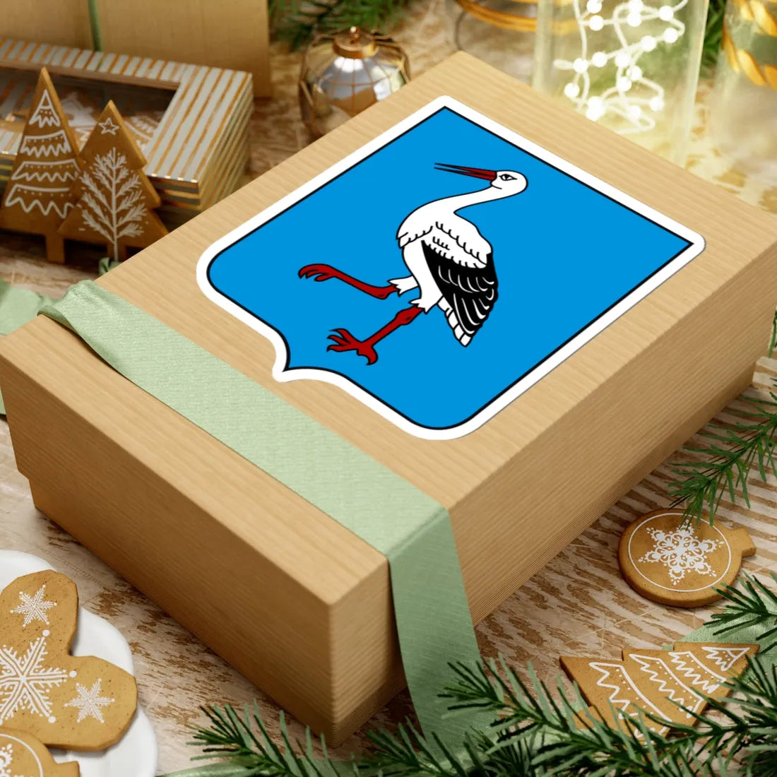 POL Busk COA (Ukraine) (Coat of Arms) STICKER Vinyl Kiss-Cut Decal - The Sticker Space