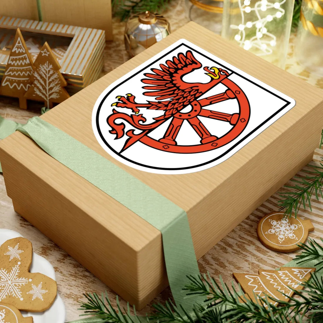 POL Cedynia COA 1 (Poland) (Coat of Arms) STICKER Vinyl Kiss-Cut Decal - The Sticker Space