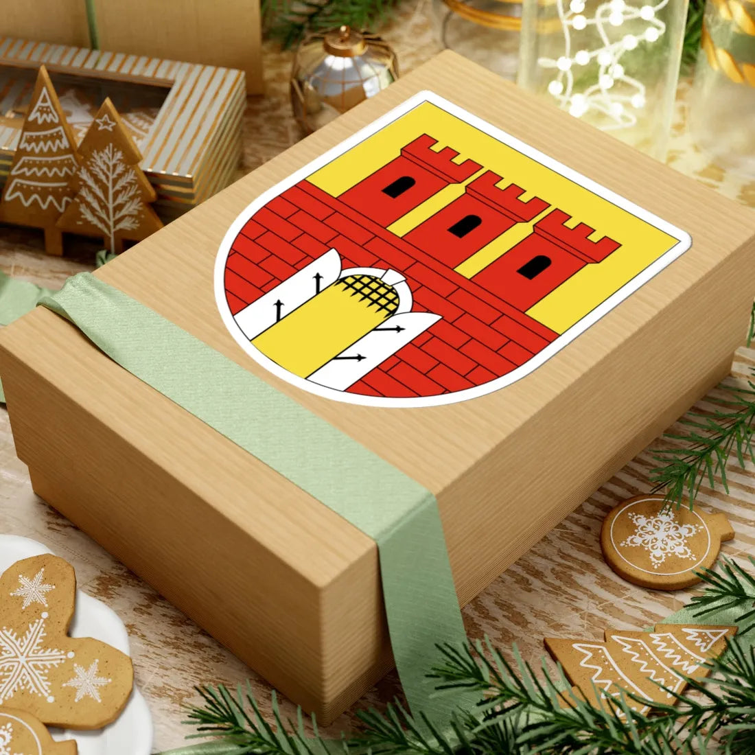 POL Chodzież COA (Poland) (Coat of Arms) STICKER Vinyl Kiss-Cut Decal - The Sticker Space