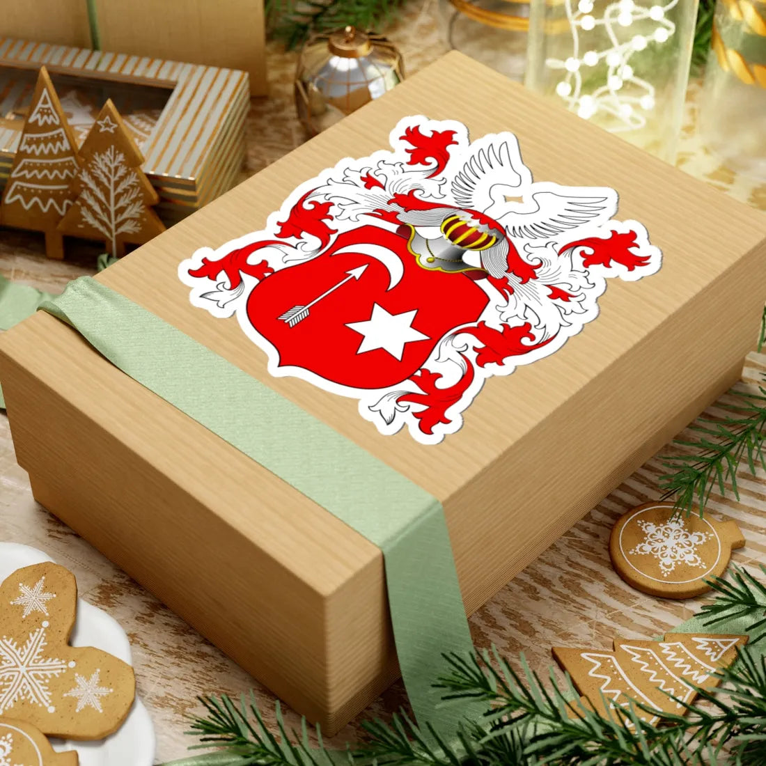 POL COA Adamowicz alt (Poland) (Coat of Arms) STICKER Vinyl Kiss-Cut Decal - The Sticker Space