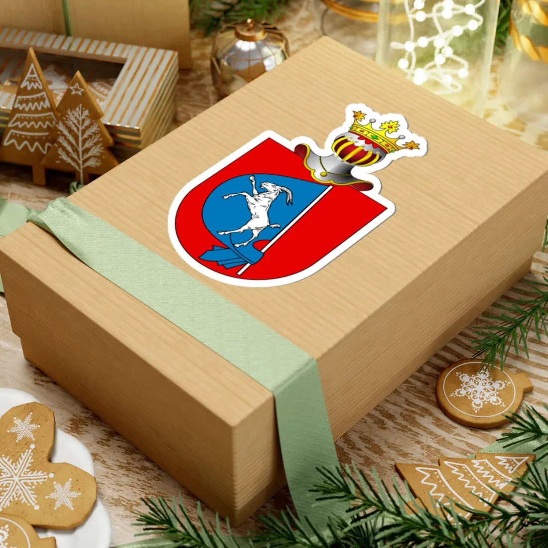 POL COA Bałaban alt (Poland) (Coat of Arms) STICKER Vinyl Kiss-Cut Decal - The Sticker Space