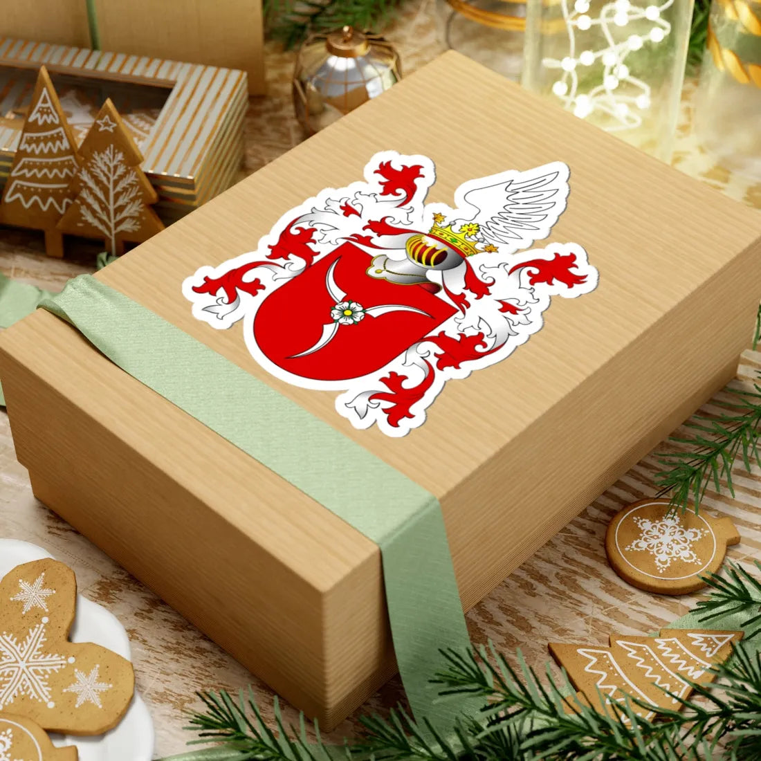 POL COA Borek III (Poland) (Coat of Arms) STICKER Vinyl Kiss-Cut Decal - The Sticker Space