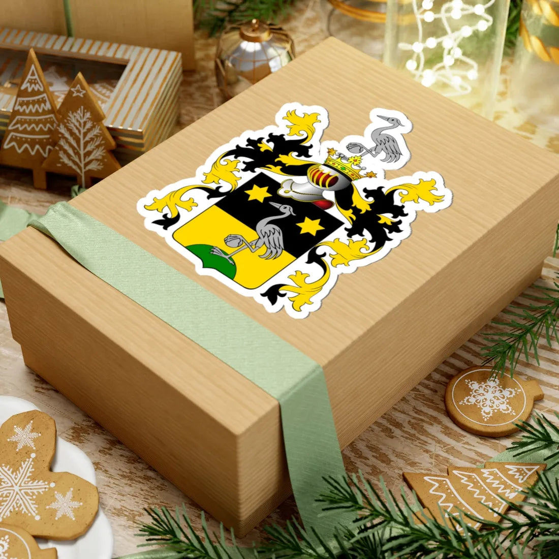 POL COA Borkowski 1870 (Poland) (Coat of Arms) STICKER Vinyl Kiss-Cut Decal - The Sticker Space