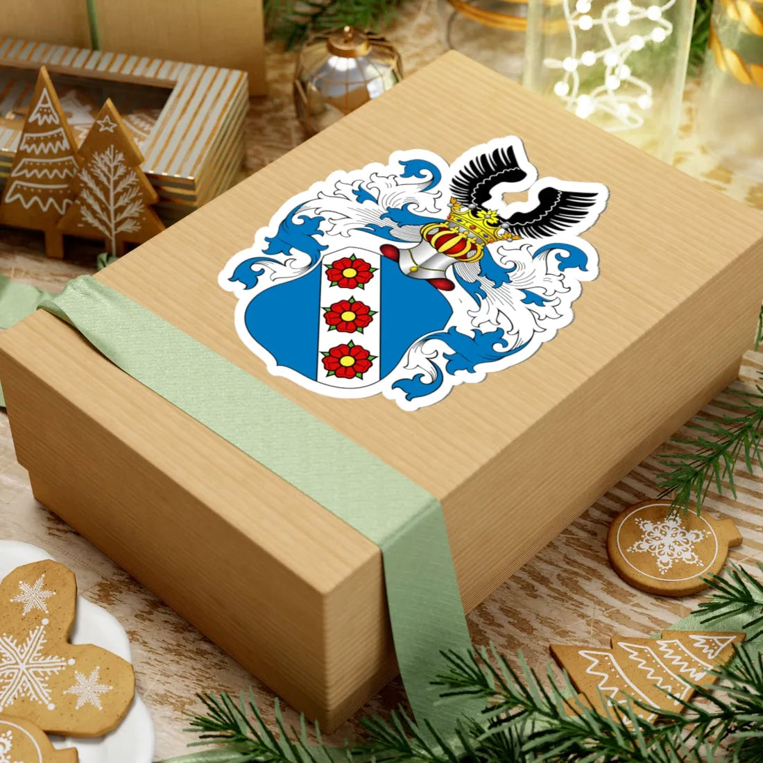 POL COA Borna (Poland) (Coat of Arms) STICKER Vinyl Kiss-Cut Decal - The Sticker Space