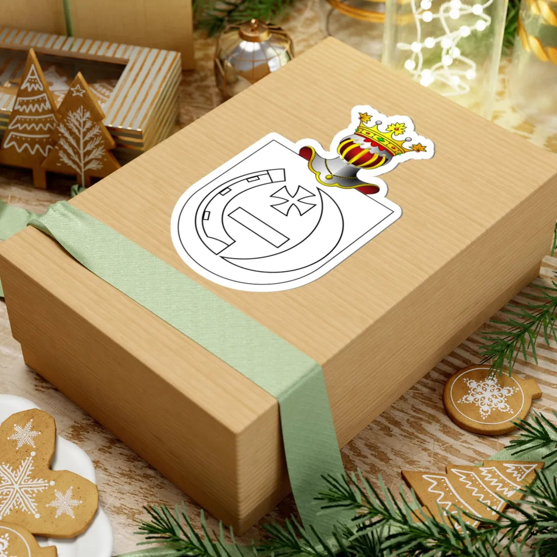 POL COA Bortkowicz (Poland) (Coat of Arms) STICKER Vinyl Kiss-Cut Decal - The Sticker Space