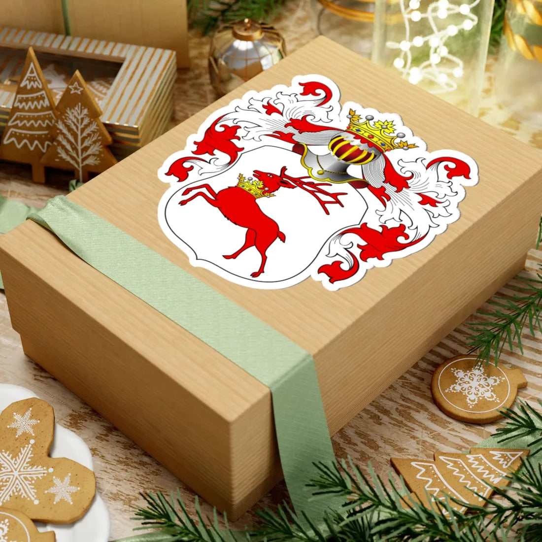 POL COA Brochwicz II (Poland) (Coat of Arms) STICKER Vinyl Kiss-Cut Decal - The Sticker Space