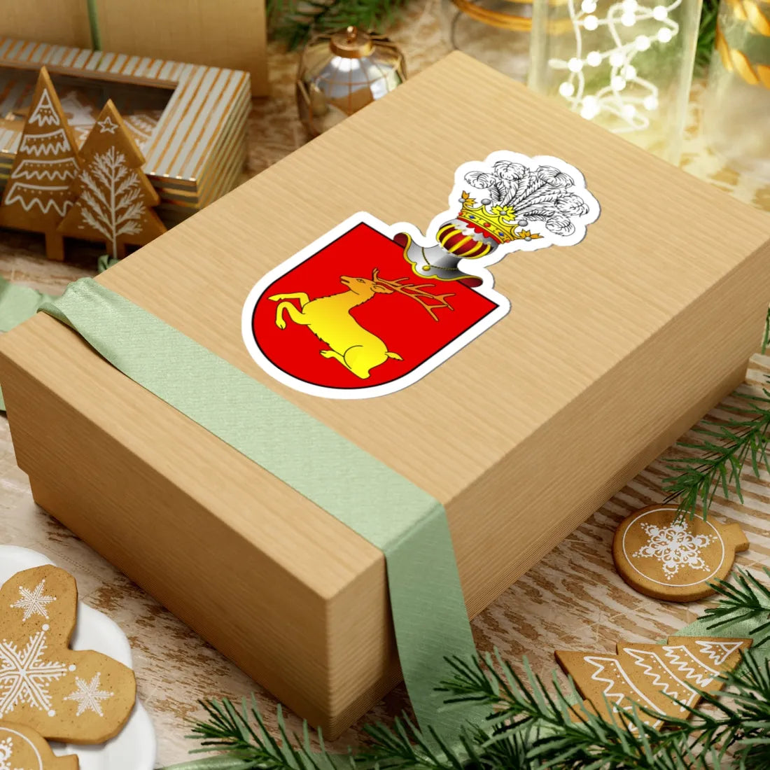 POL COA Brochwicz IV (Poland) (Coat of Arms) STICKER Vinyl Kiss-Cut Decal - The Sticker Space