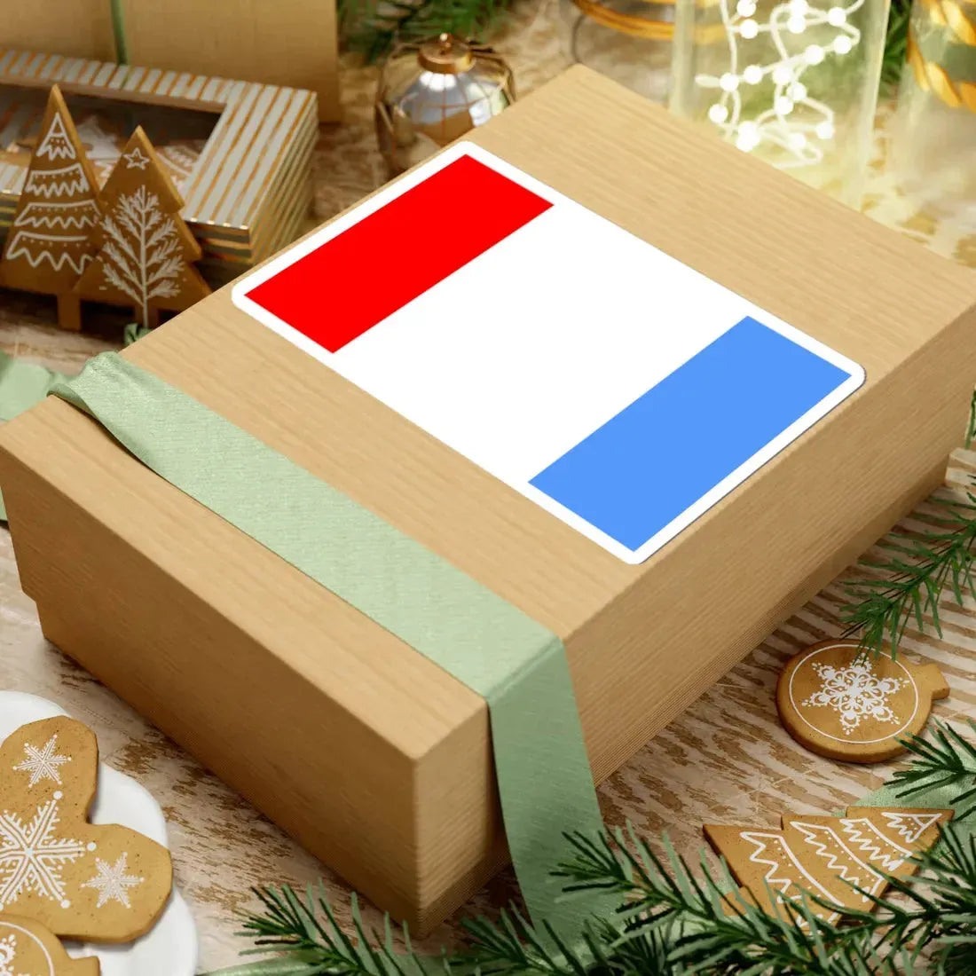 POL gmina Kołbaskowo flag (Poland) STICKER Vinyl Kiss-Cut Decal - The Sticker Space