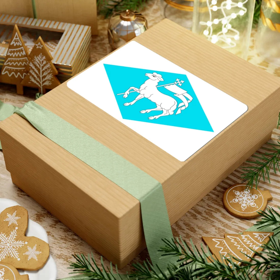 POL gmina Latowicz flag (Poland) STICKER Vinyl Kiss-Cut Decal - The Sticker Space