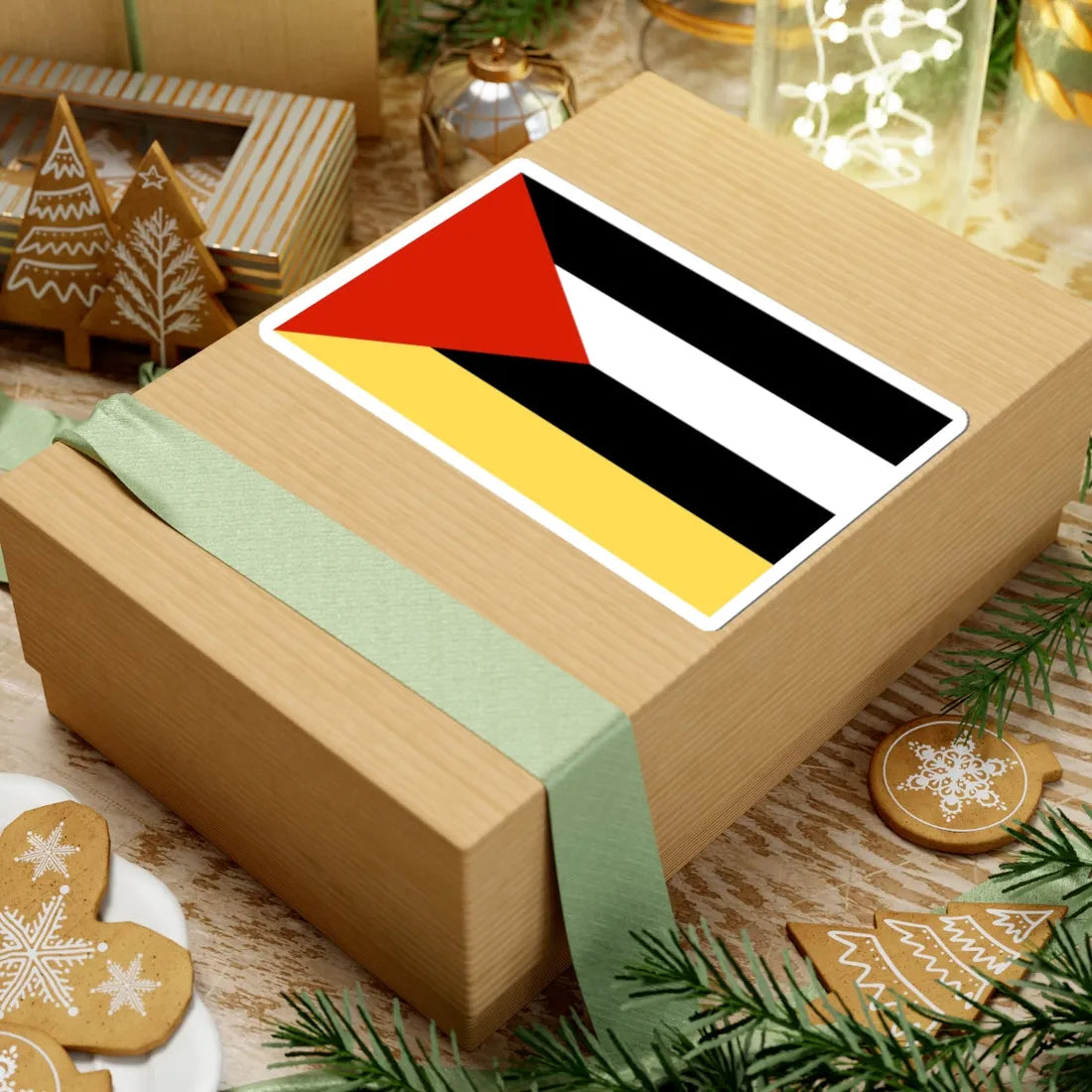 POL gmina Perzow flag (Poland) STICKER Vinyl Kiss-Cut Decal - The Sticker Space