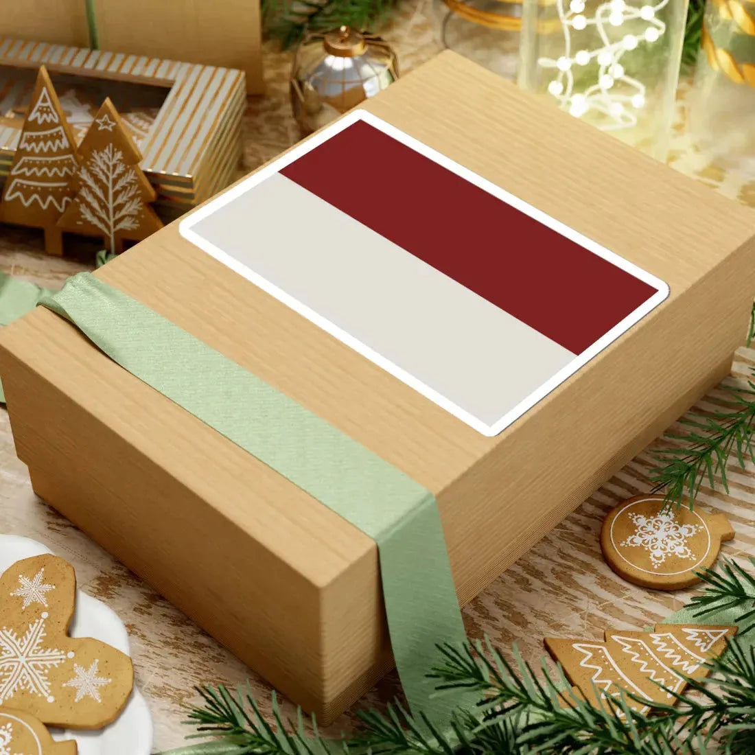 POL Jarosław flag (Poland) STICKER Vinyl Kiss-Cut Decal - The Sticker Space