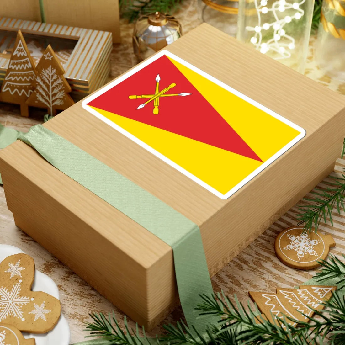 POL Krasnik flag (Poland) STICKER Vinyl Kiss-Cut Decal - The Sticker Space