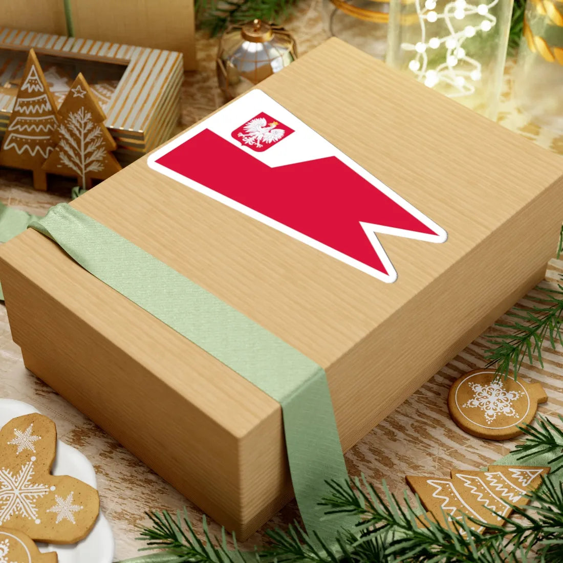 POL szef sztabu rank flag (Poland) STICKER Vinyl Kiss-Cut Decal - The Sticker Space