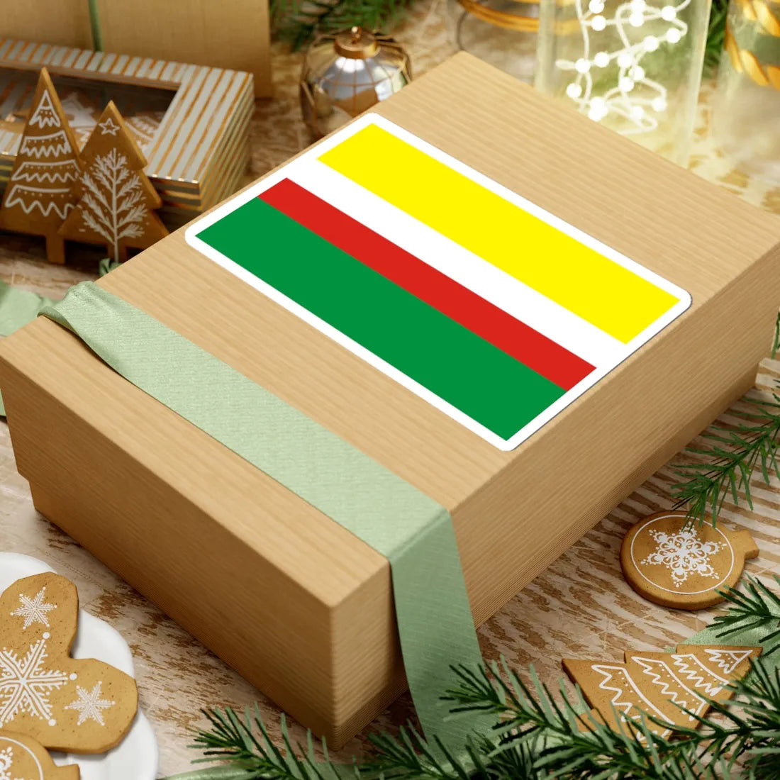 POL wojewodztwo lubuskie flag (Poland) STICKER Vinyl Kiss-Cut Decal - The Sticker Space