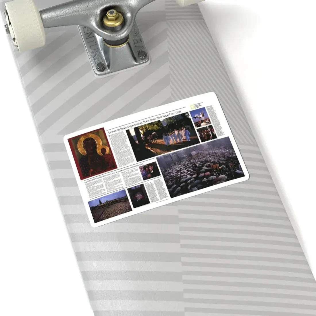 Poland - The Face and Faith 2 (1982) (Map) STICKER Vinyl Kiss-Cut Decal - The Sticker Space