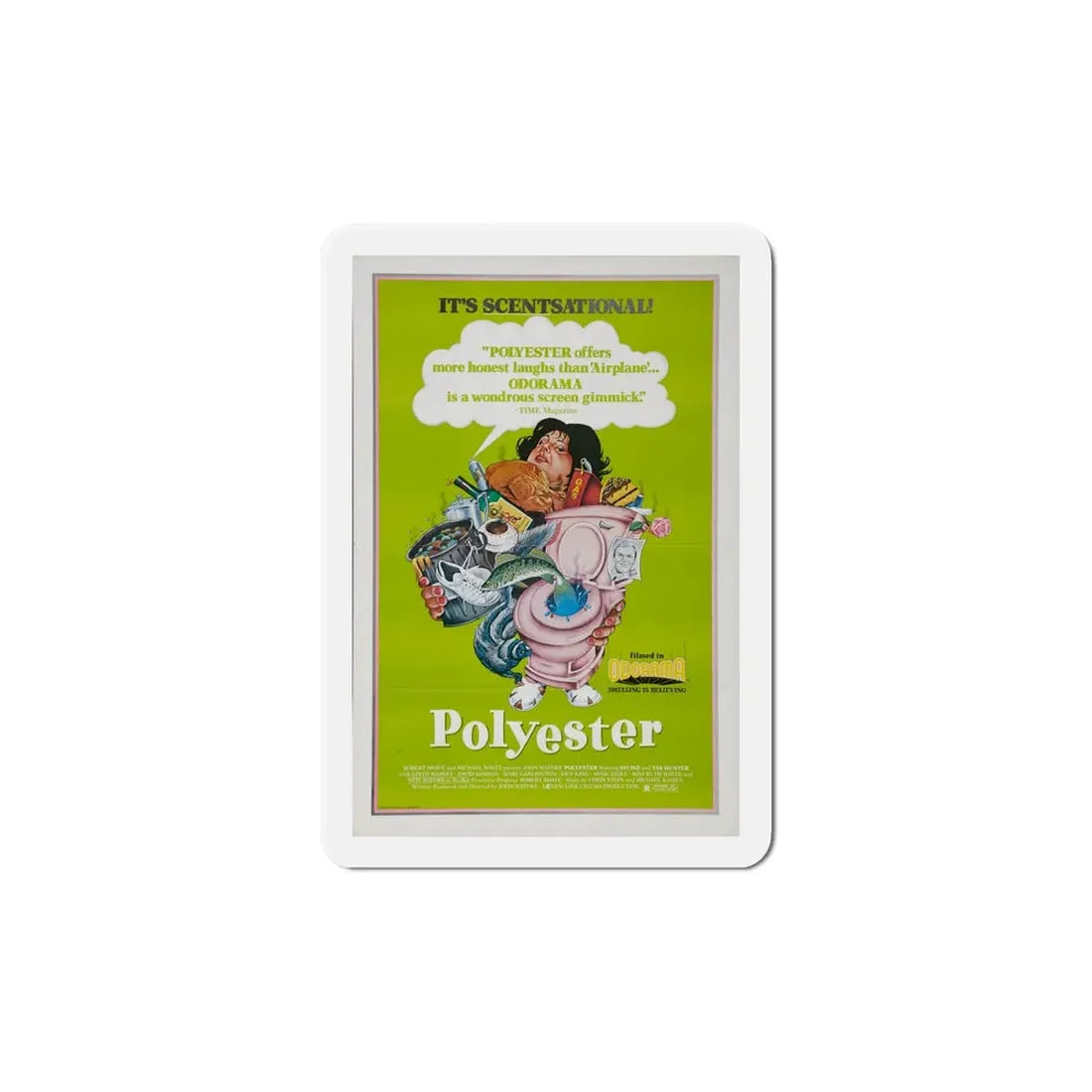 Polyester 1981 Movie Poster Refrigerator Magnet - The Sticker Space