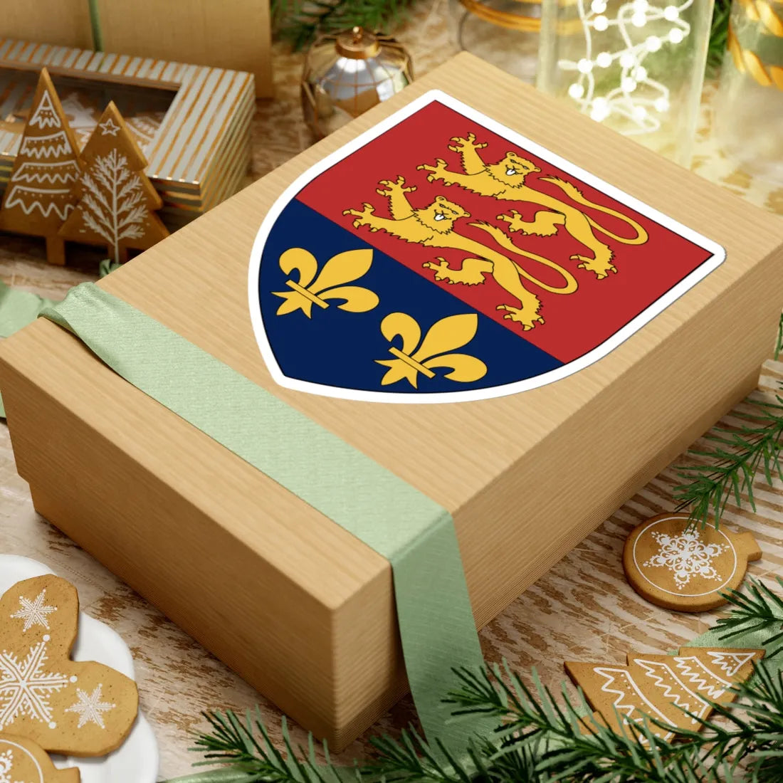 Portlaoise COA (Ireland) (Coat of Arms) STICKER Vinyl Kiss-Cut Decal - The Sticker Space