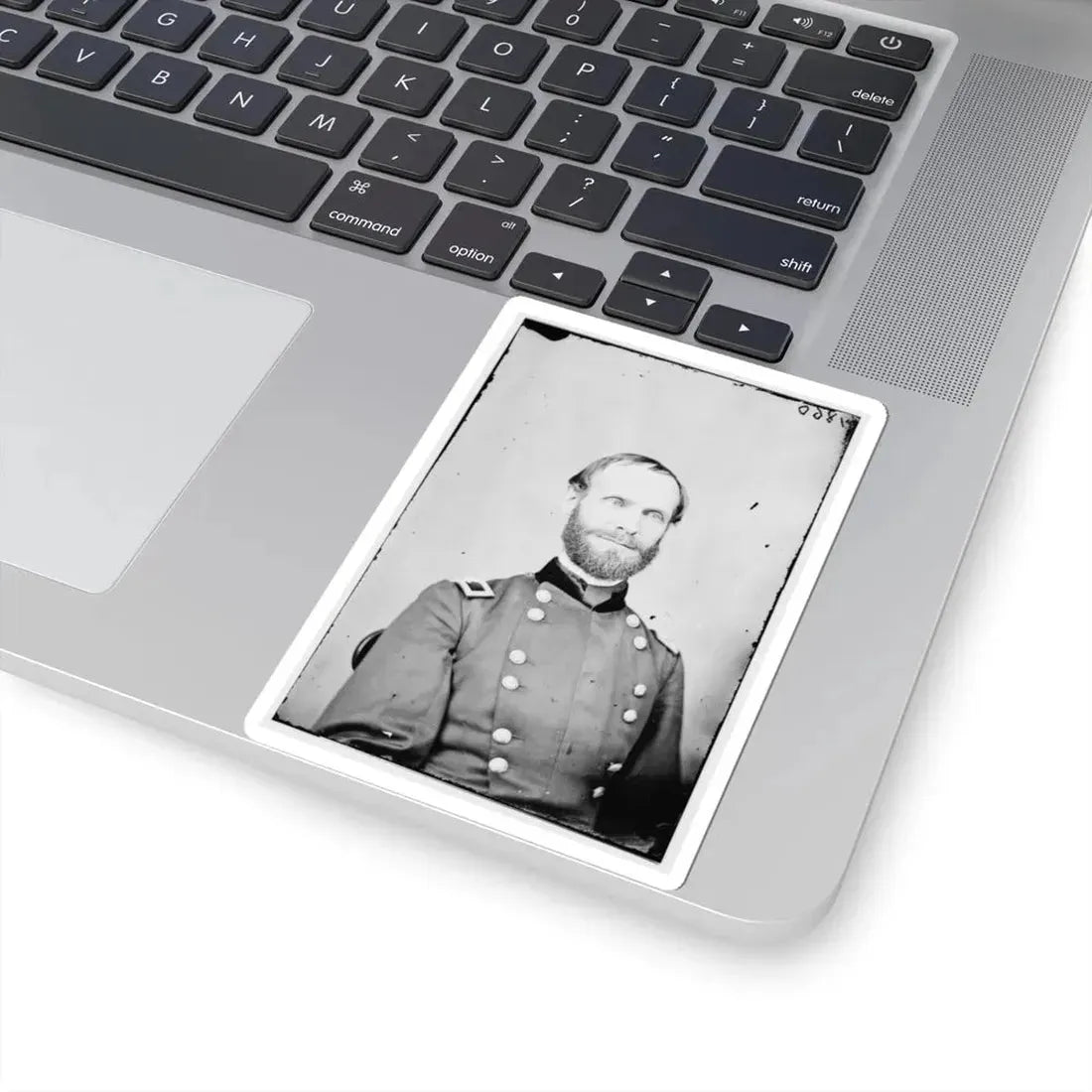 Portrait of Brig. Gen. Edward D. Townsend, Assistant Adjutant General (U.S. Civil War) STICKER Vinyl Kiss-Cut Decal - The Sticker Space