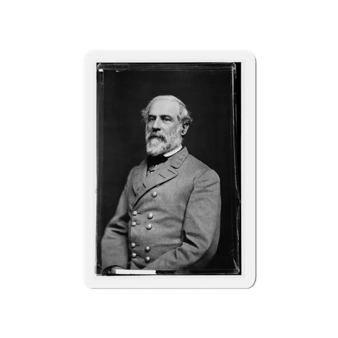 Portrait Of Gen. Robert E. Lee, Officer Of The Confederate Army (U.S. Civil War) Refrigerator Magnet - The Sticker Space