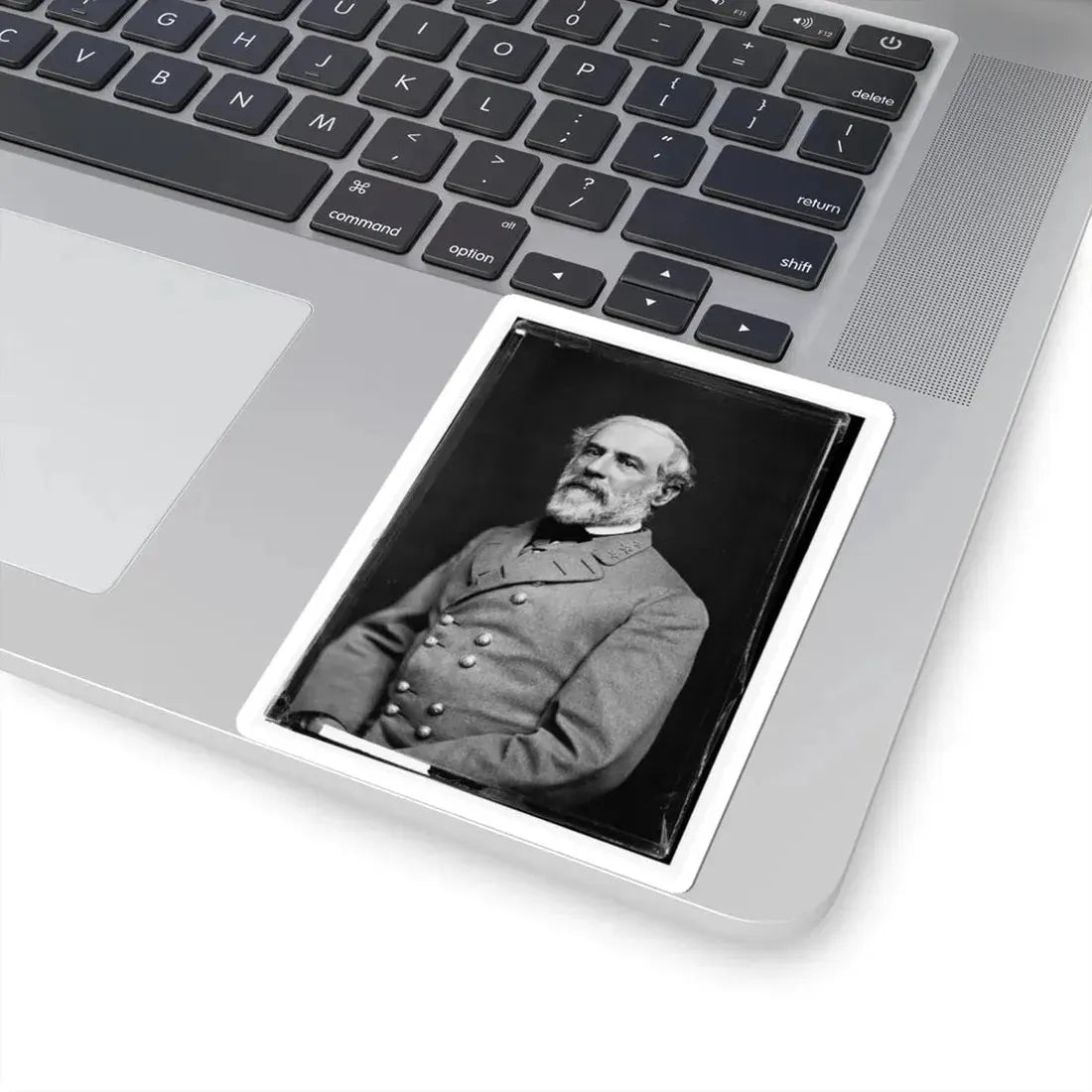 Portrait of Gen. Robert E. Lee, Officer of the Confederate Army (U.S. Civil War) STICKER Vinyl Kiss-Cut Decal - The Sticker Space
