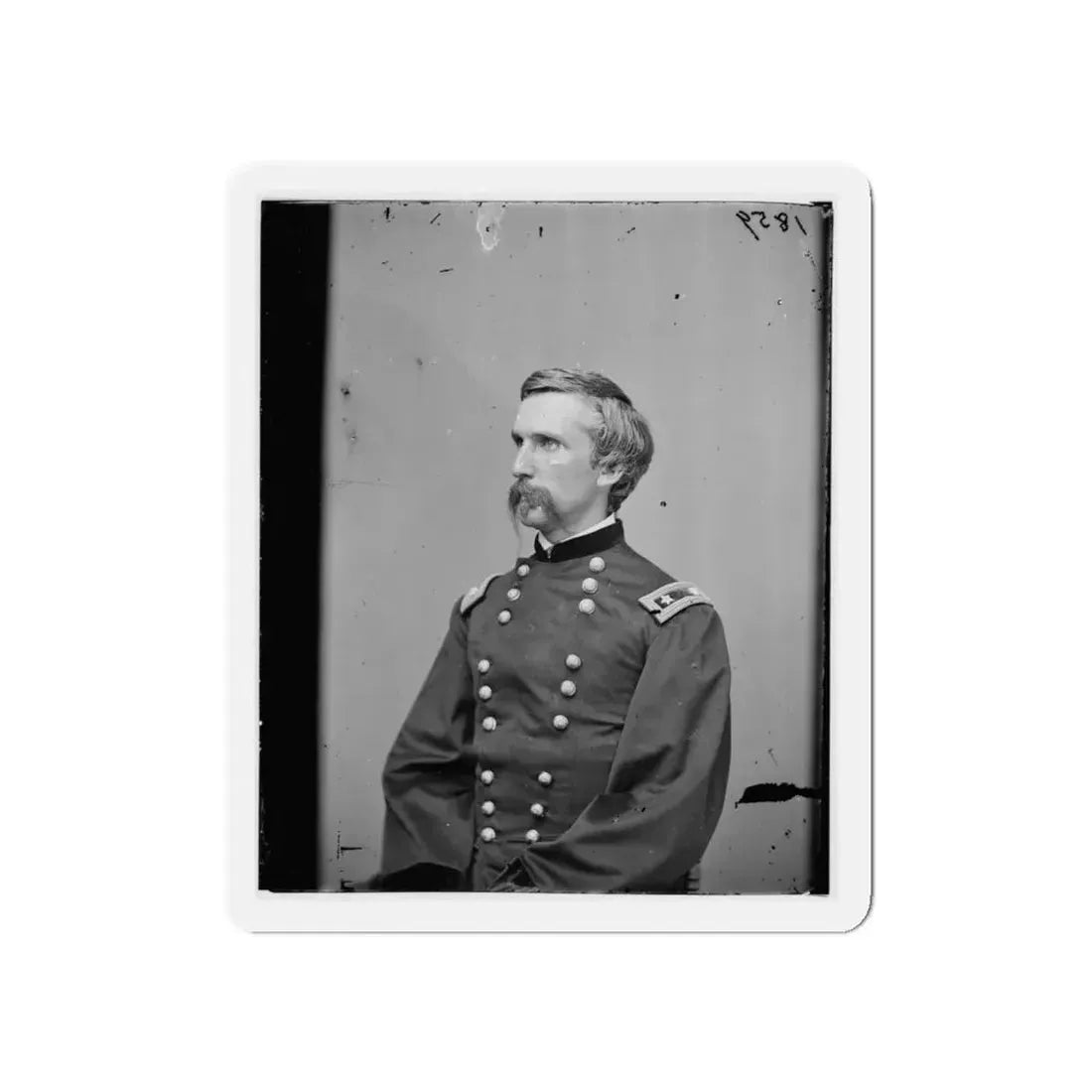 Portrait Of Maj. Gen. (As Of Mar. 29, 1865) Joshua L. Chamberlain, Officer Of The Federal Army (U.S. Civil War) Refrigerator Magnet - The Sticker Space