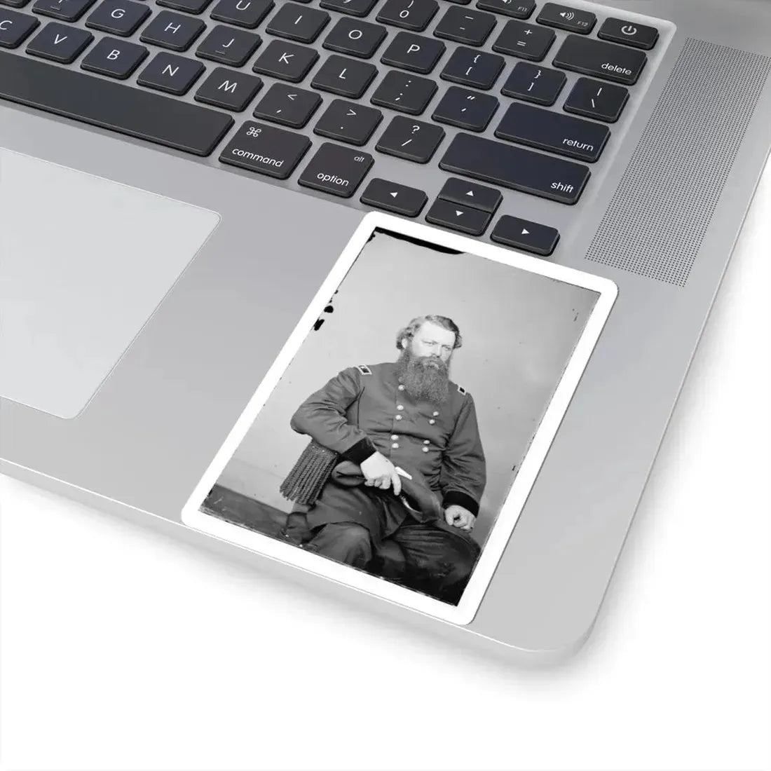 Portrait of Maj. Gen. William W. Belknap, Officer of the Federal Army (U.S. Civil War) STICKER Vinyl Kiss-Cut Decal - The Sticker Space