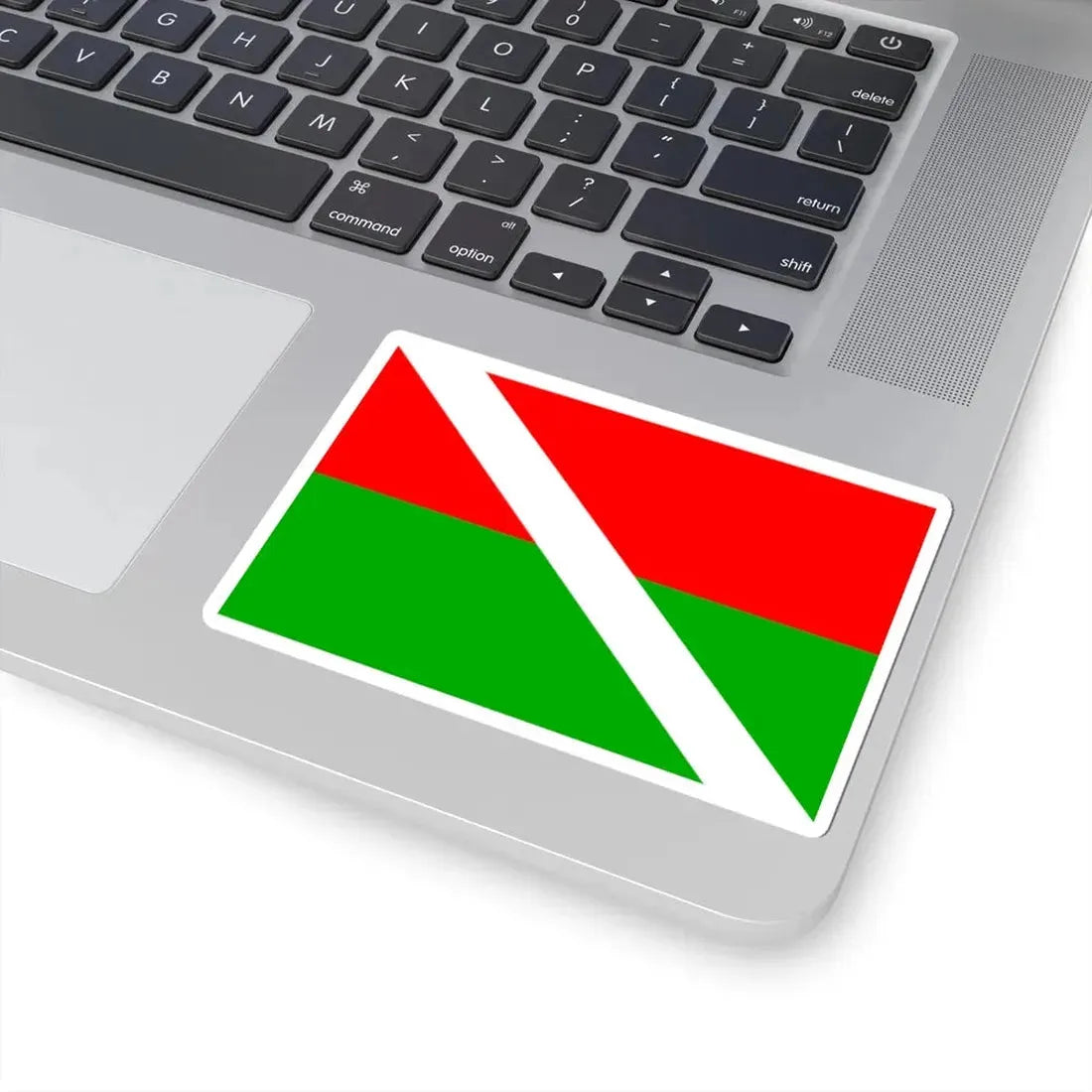 Praha-Kralovice flag (Czech Republic) STICKER Vinyl Kiss-Cut Decal - The Sticker Space
