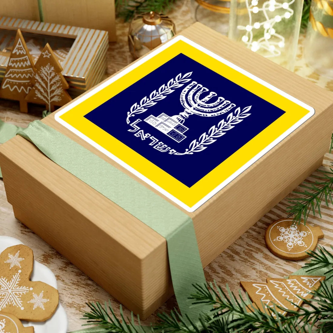 Presidential Standard Israel at sea (Israel) STICKER Vinyl Kiss-Cut Decal - The Sticker Space