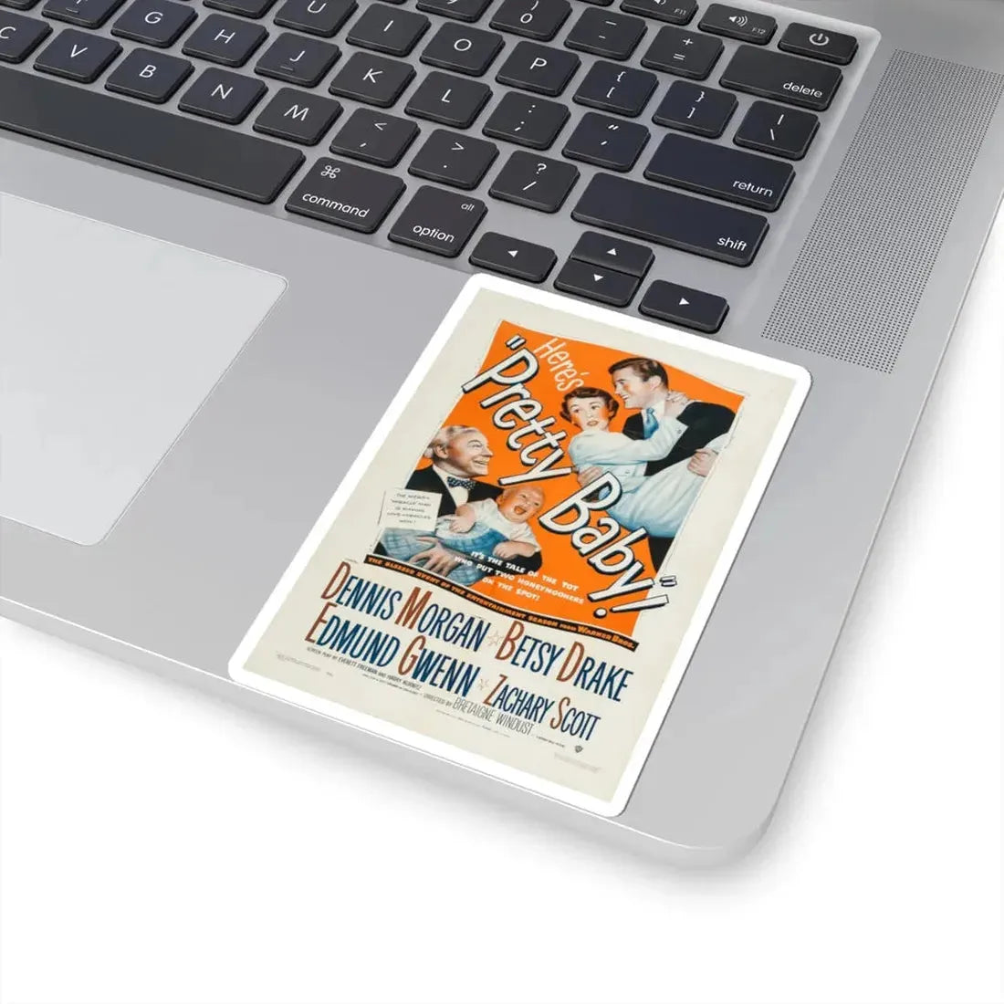 Pretty Baby 1950 Movie Poster - STICKER Vinyl Kiss-Cut Decal - The Sticker Space