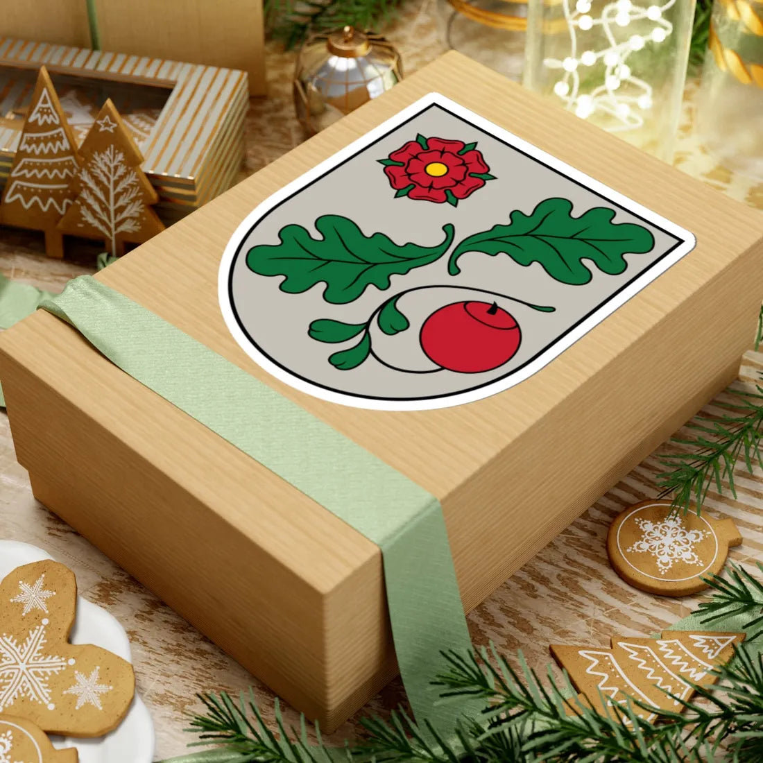 Pārgaujas novads COA (Latvia) (Coat of Arms) STICKER Vinyl Kiss-Cut Decal - The Sticker Space