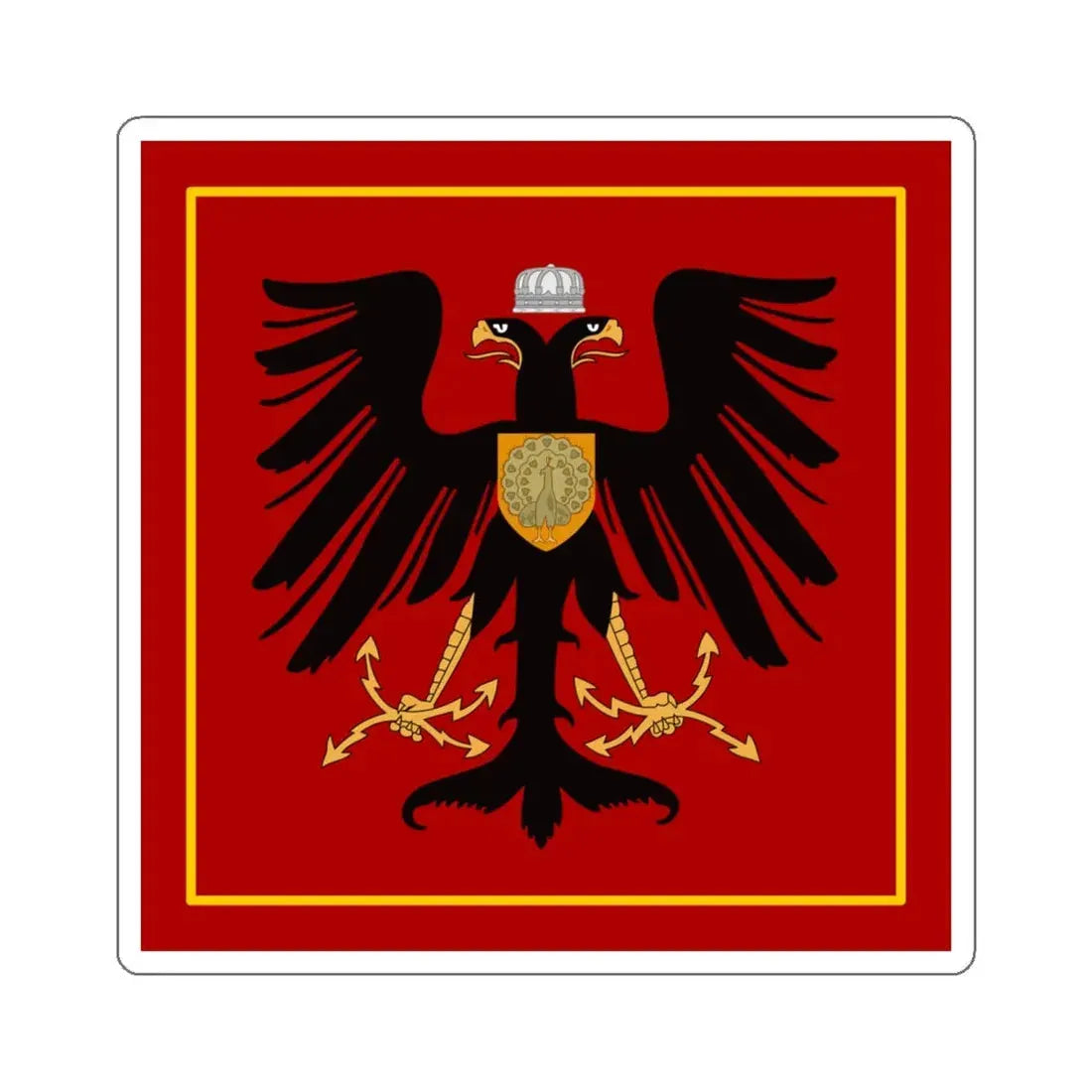 Principality of Albania Princess standard House of Wied STICKER Vinyl Die-Cut Decal - The Sticker Space