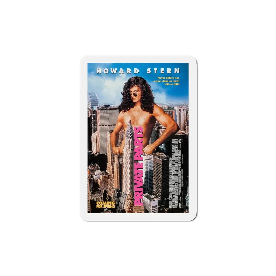 Private Parts 1997 Movie Poster Refrigerator Magnet - The Sticker Space