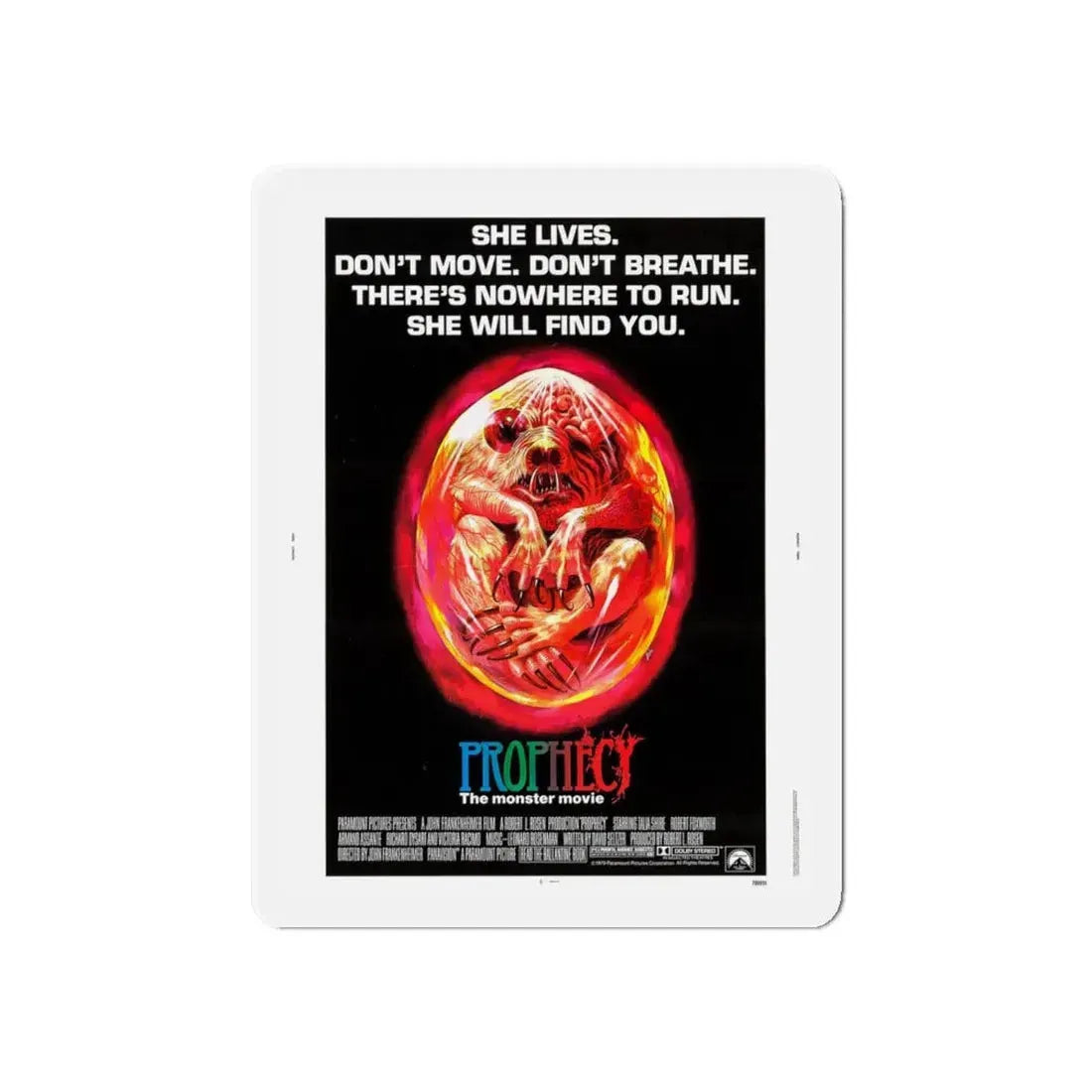 PROPHECY 1979 Movie Poster - Refrigerator Magnet - The Sticker Space