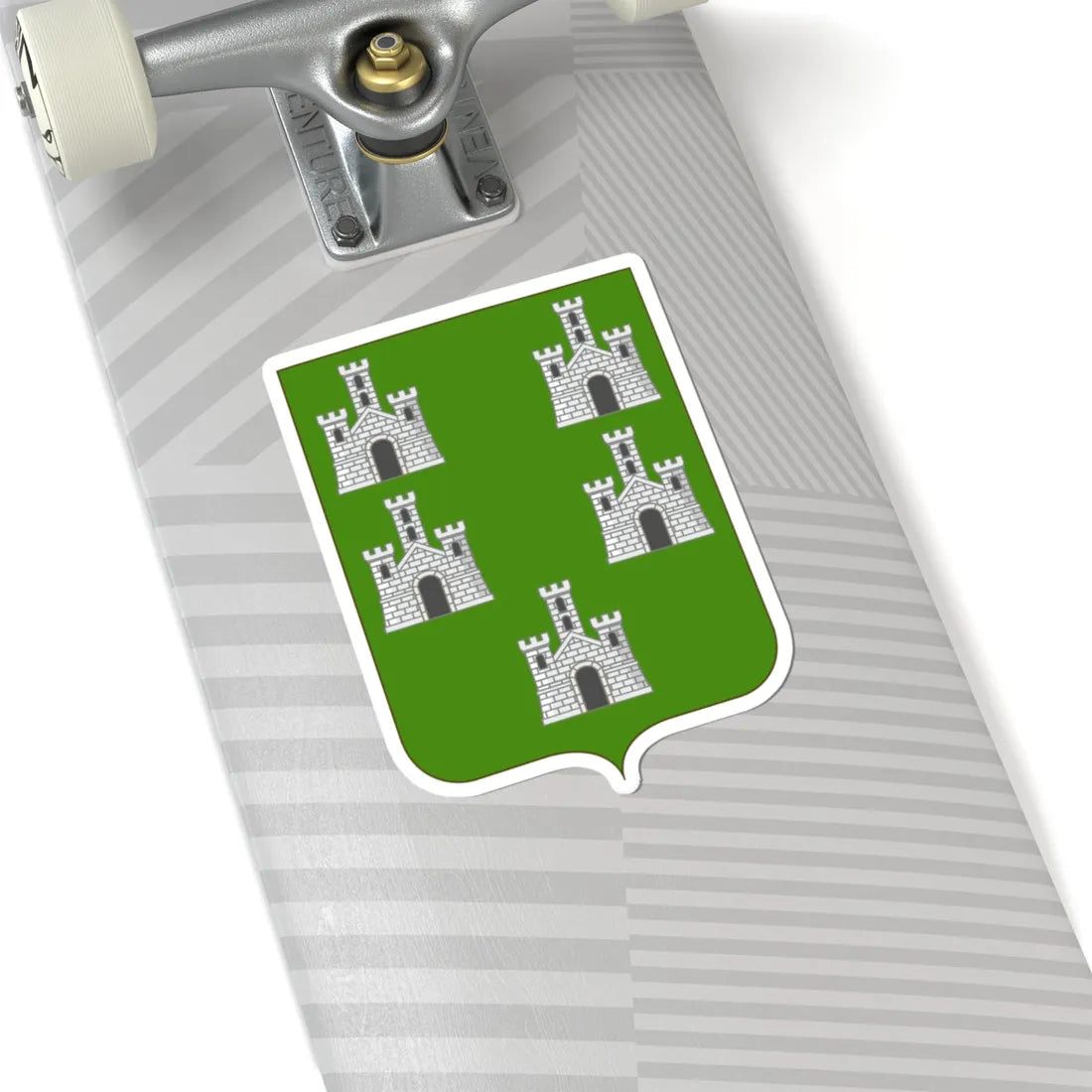 Proposed Arms of Marche 1910 (Italy) (Coat of Arms) STICKER Vinyl Kiss-Cut Decal - The Sticker Space